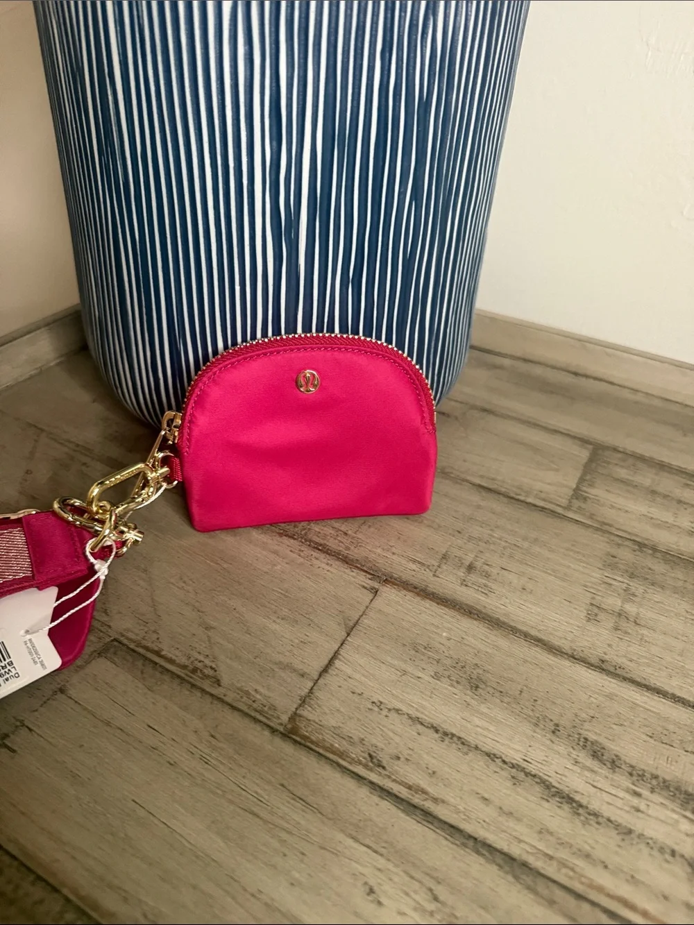 Lululemon Dual Pouch Wristlet *Metallic Wordmark